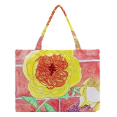 Reid Hall Rose Watercolor Medium Tote Bag by okhismakingart