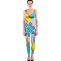 Tie-Dye Flower and Butterflies One Piece Catsuit View1