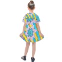 Tie-Dye Flower and Butterflies Kids  Sailor Dress View2