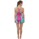 Roses and Movie Theater Carpet Ruffle Top Dress Swimsuit View2