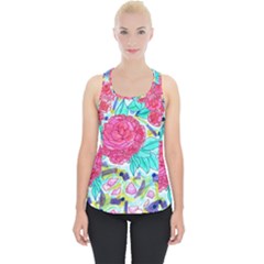 Roses And Movie Theater Carpet Piece Up Tank Top by okhismakingart