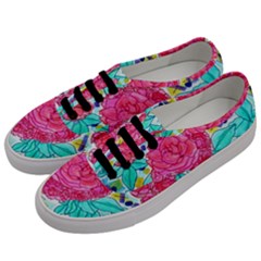 Roses And Movie Theater Carpet Men s Classic Low Top Sneakers by okhismakingart