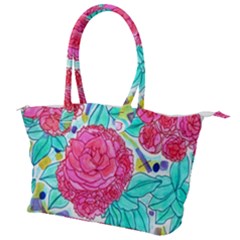 Roses And Movie Theater Carpet Canvas Shoulder Bag by okhismakingart