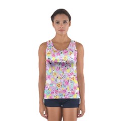 Candy Hearts (sweet Hearts-inspired) Sport Tank Top  by okhismakingart