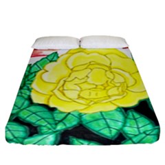 Sunset Rose Watercolor Fitted Sheet (king Size) by okhismakingart