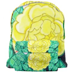 Sunset Rose Watercolor Giant Full Print Backpack by okhismakingart