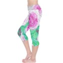 Roses with Gray Skies Capri Leggings  View3