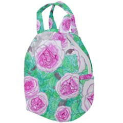 Roses With Gray Skies Travel Backpacks by okhismakingart