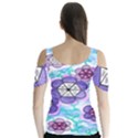 Hexagonal Flowers Butterfly Sleeve Cutout Tee  View2