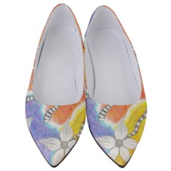 Tricolor Garden  Women s Low Heels by okhismakingart