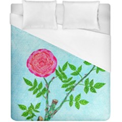 Roses And Seagulls Duvet Cover (california King Size) by okhismakingart