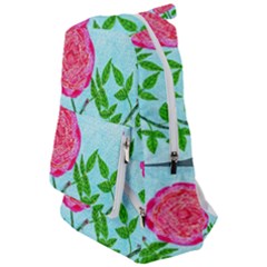 Roses And Seagulls Travelers  Backpack by okhismakingart