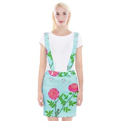 Roses And Seagulls Braces Suspender Skirt by okhismakingart