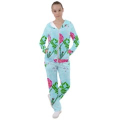 Roses And Seagulls Women s Tracksuit by okhismakingart