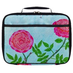 Roses And Seagulls Full Print Lunch Bag by okhismakingart