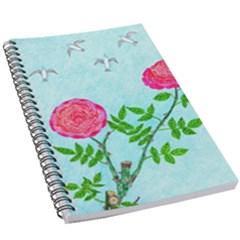 Roses And Seagulls 5 5  X 8 5  Notebook by okhismakingart