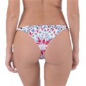 Flaming Sun Abstract Reversible Bikini Bottom View2