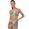 Iguana and Mushrooms High Waist Tankini Set View1