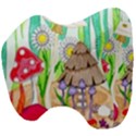 Iguana and Mushrooms Head Support Cushion View4