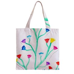 Cheerio Box Vine  Zipper Grocery Tote Bag by okhismakingart