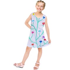 Cheerio Box Vine  Kids  Tunic Dress by okhismakingart