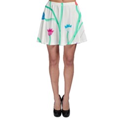 Cheerio Box Vine  Skater Skirt by okhismakingart