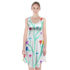 Cheerio Box Vine  Racerback Midi Dress by okhismakingart