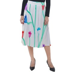 Cheerio Box Vine  Classic Velour Midi Skirt 