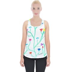 Cheerio Box Vine  Piece Up Tank Top by okhismakingart