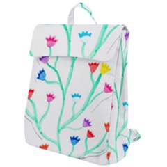 Cheerio Box Vine  Flap Top Backpack by okhismakingart