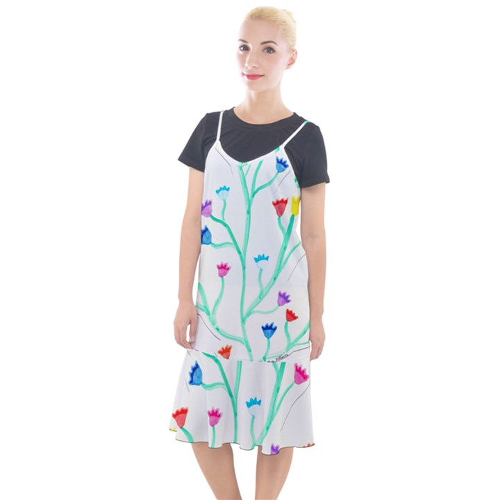 Cheerio Box Vine  Camis Fishtail Dress