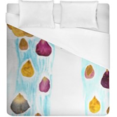 Rose Petal Shower Duvet Cover (king Size) by okhismakingart