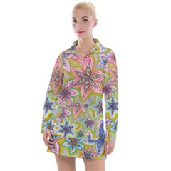 Bubble Flowers Women s Hoodie Dress