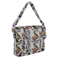 Vintage Birds Buckle Messenger Bag