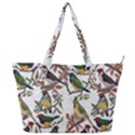 Vintage Birds Full Print Shoulder Bag View1