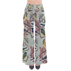 Vintage Birds So Vintage Palazzo Pants by Valentinaart