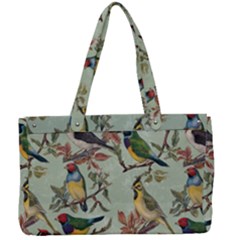 Vintage Birds Canvas Work Bag