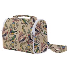 Vintage Birds Satchel Shoulder Bag by Valentinaart