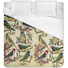 Vintage Birds Duvet Cover (king Size)