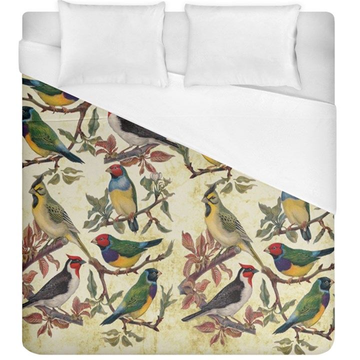 Vintage Birds Duvet Cover (King Size)