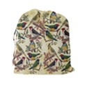 Vintage Birds Drawstring Pouch (XXL) View2