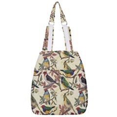 Vintage Birds Center Zip Backpack by Valentinaart