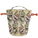 Vintage Birds Drawstring Bucket Bag View2