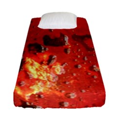 Golden Nebula Fitted Sheet (single Size) by WILLBIRDWELL