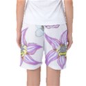 Flower and Insects Women s Basketball Shorts View2