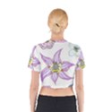 Flower and Insects Cotton Crop Top View2