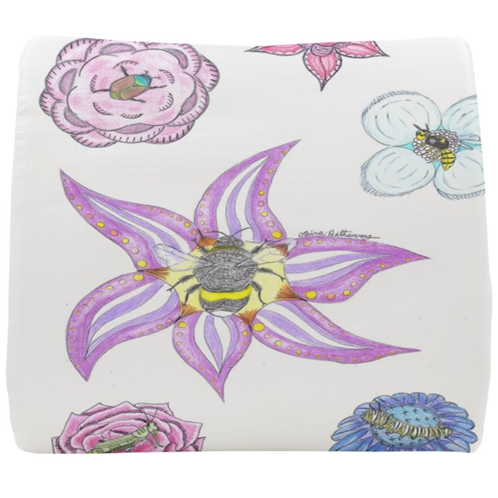 Flower and Insects Seat Cushion