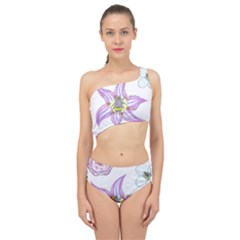 Flower And Insects Spliced Up Two Piece Swimsuit by okhismakingart