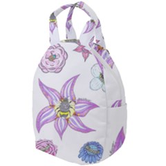 Flower And Insects Travel Backpacks by okhismakingart