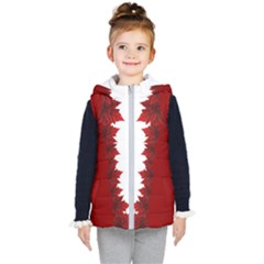 Canada Maple Leaf Souvenir Kid s Hooded Puffer Vest